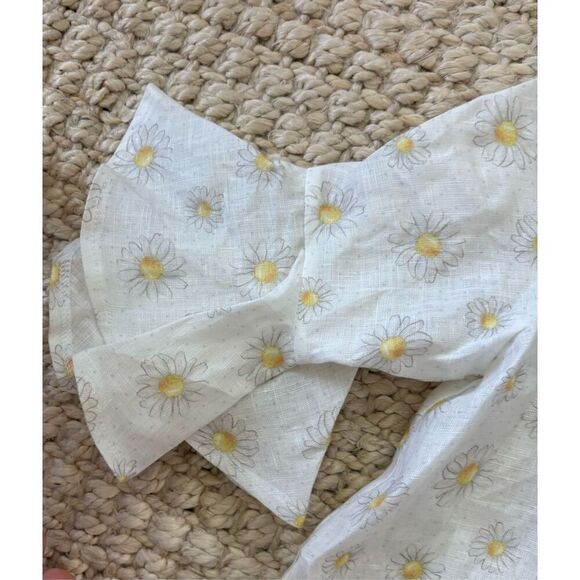 NWT Sleeper Marseille mini dress linen daisy, Large $270 - Picture 8 of 10